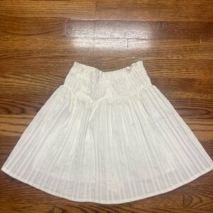 EUC Zara Girls White Skirt Size 11-12